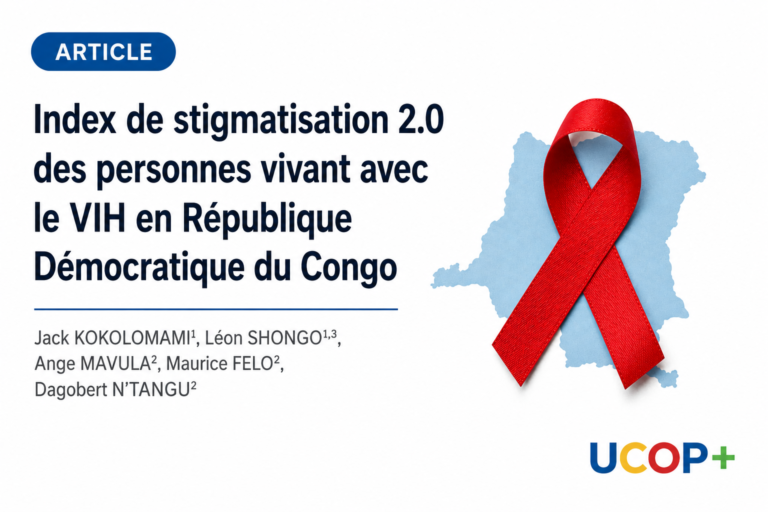 Article : Index de stigmatisation 2.0 des personnes vivant avec le VIH en République Démocratique du Congo